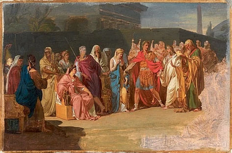 Scena di storia romana